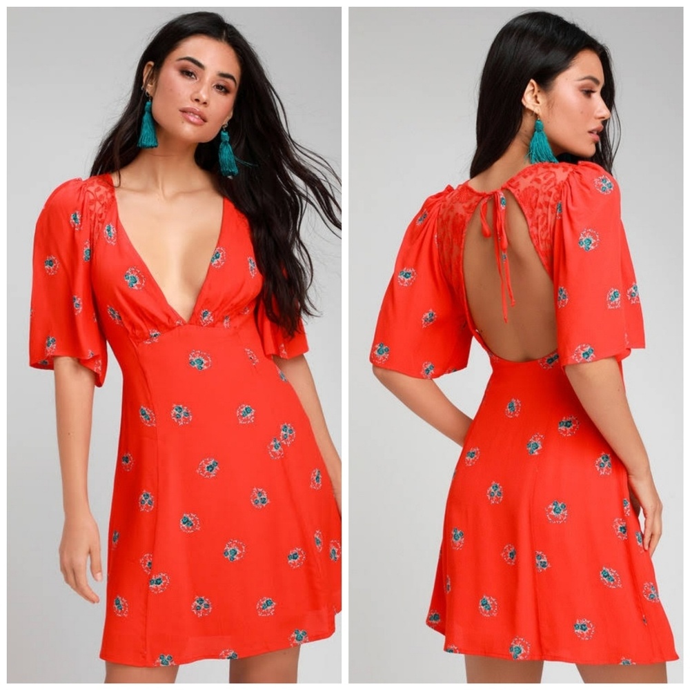 FREE PEOPLE Mockingbird Open-Back Mini Dress
Sz 2 - Picture 4 of 8